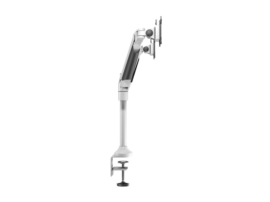 Multibrackets Monitorarm, Dual, bis 32", 10 kg, neigbar, weiss