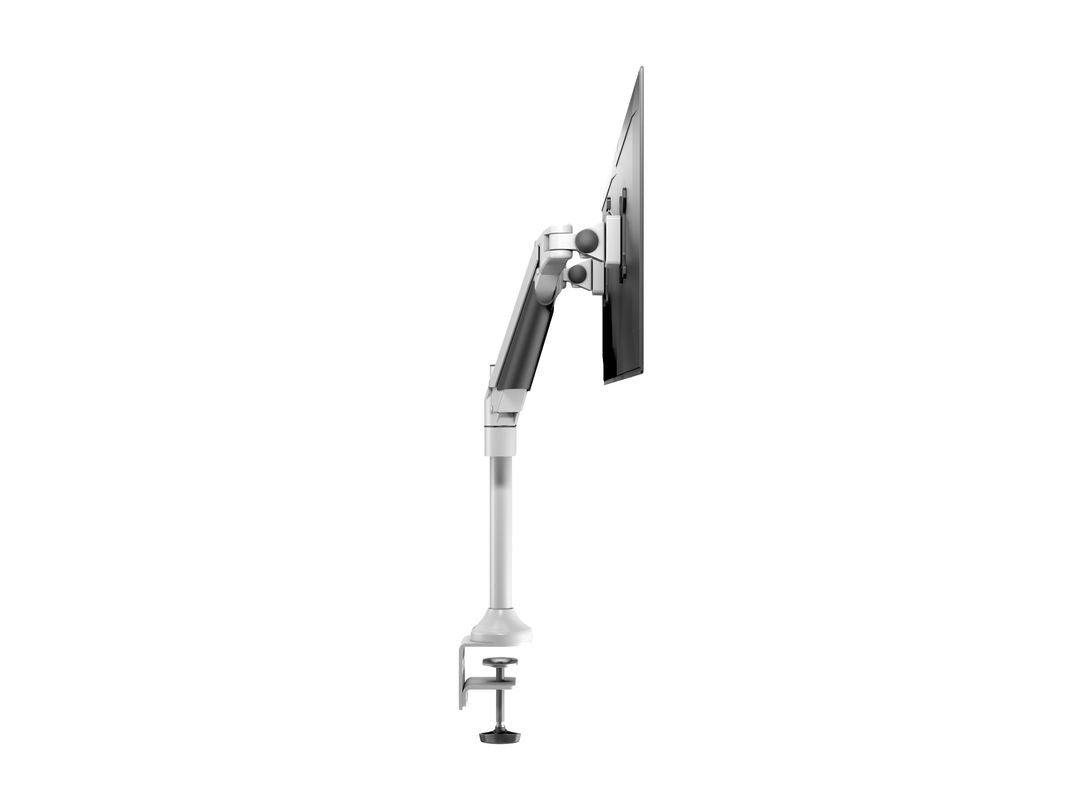 Multibrackets Monitorarm, Dual, bis 32", 10 kg, neigbar, weiss