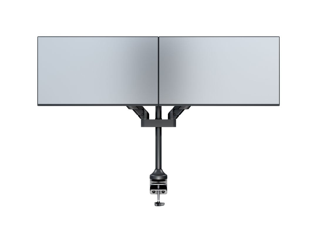 Multibrackets Gasliftarm HD 2593 – Monitorarm, Dual, Tischklemme, bis 32", VESA 100 × 100 mm, 21 kg, schwarz