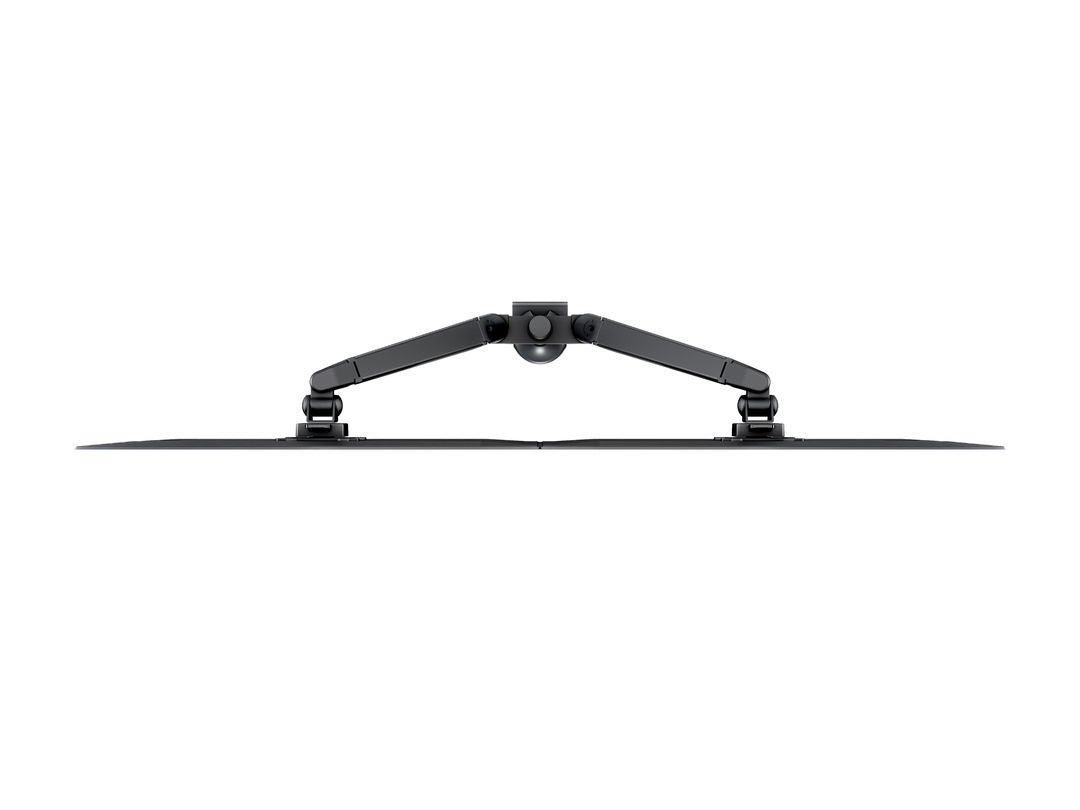 Multibrackets Gasliftarm HD 2593 – Monitorarm, Dual, Tischklemme, bis 32", VESA 100 × 100 mm, 21 kg, schwarz