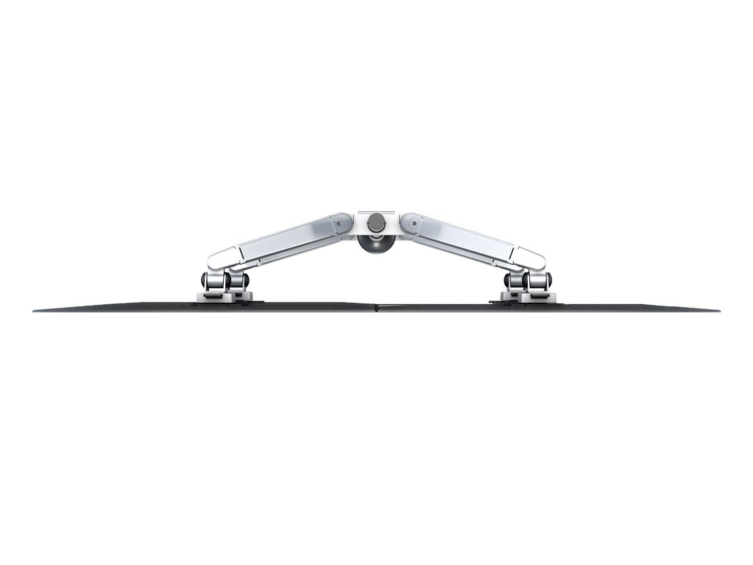Multibrackets 7228 – Tischhalterung, Quad, Standfuss, bis 32", VESA 75 × 75 mm, 10 kg, neigbar, silber