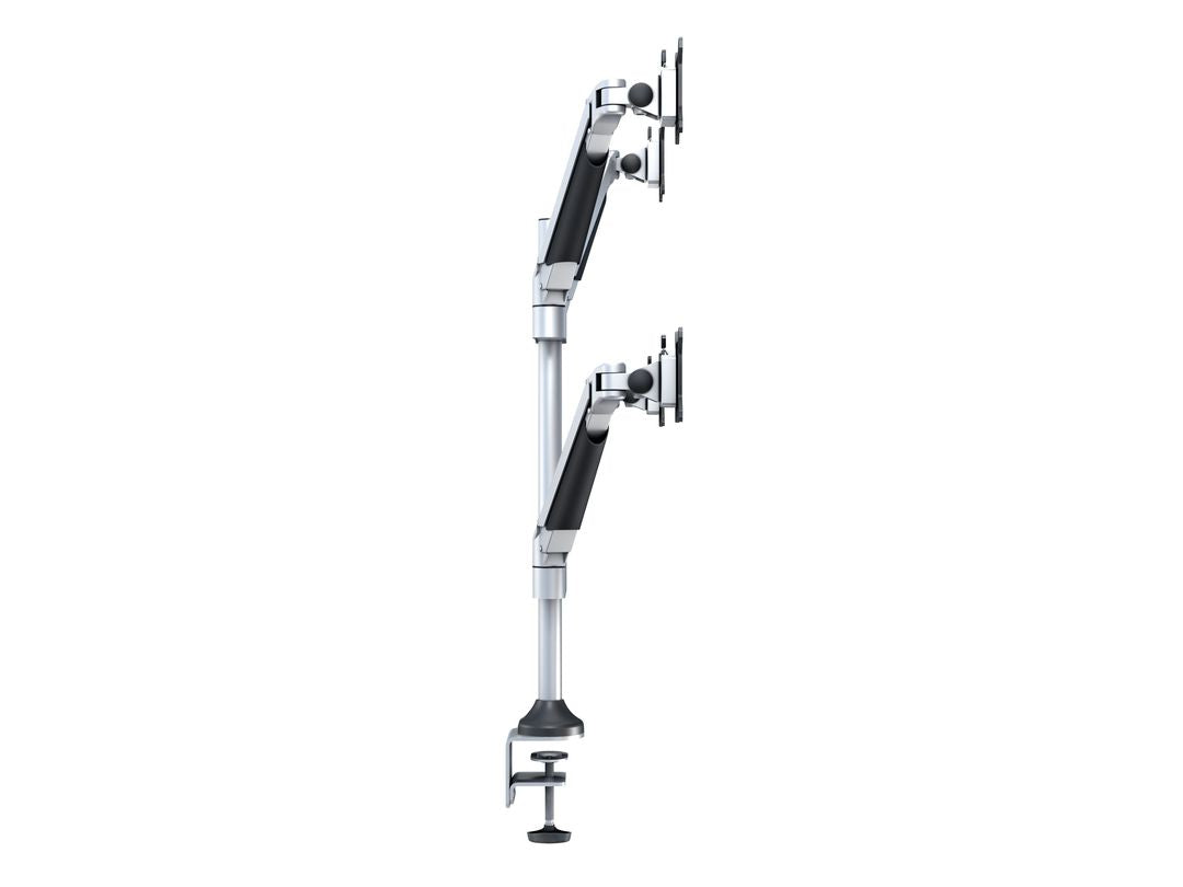 Multibrackets 7228 – Tischhalterung, Quad, Standfuss, bis 32", VESA 75 × 75 mm, 10 kg, neigbar, silber