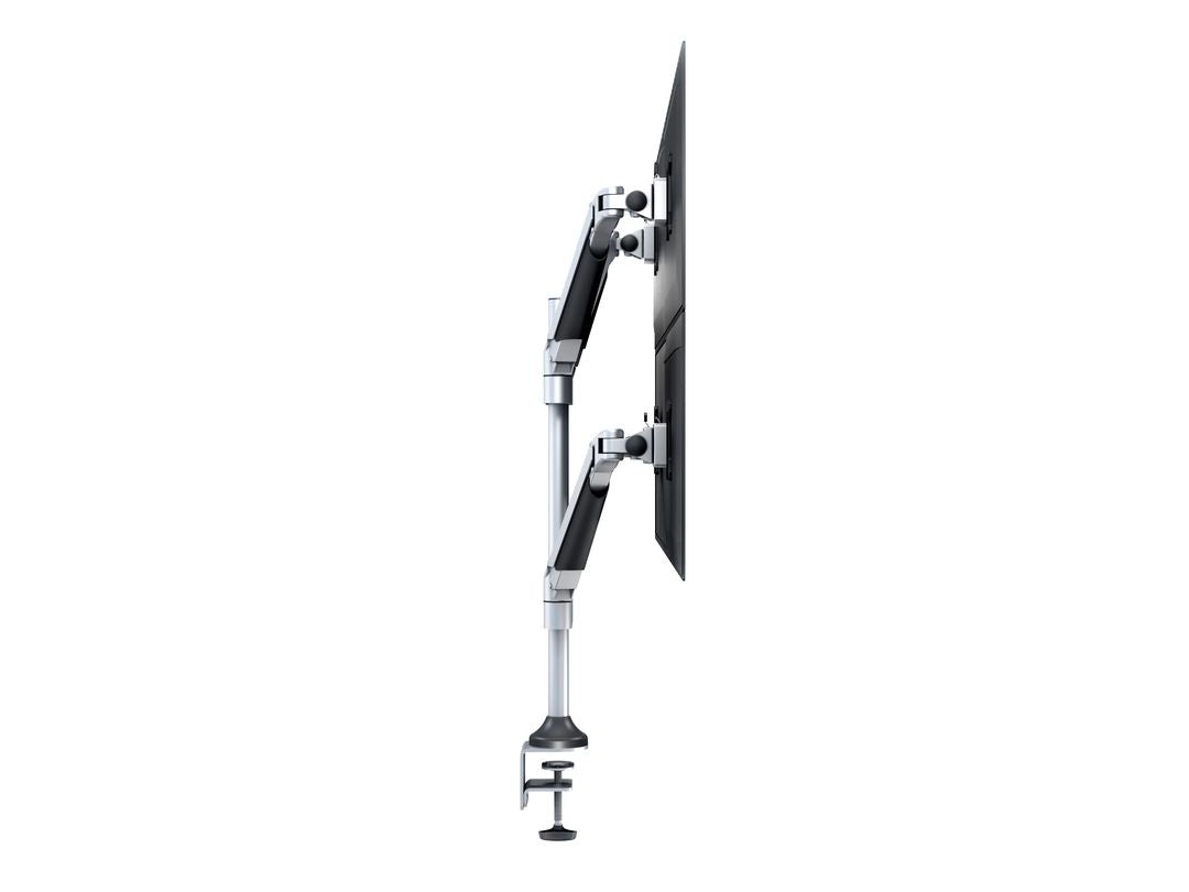 Multibrackets 7228 – Tischhalterung, Quad, Standfuss, bis 32", VESA 75 × 75 mm, 10 kg, neigbar, silber