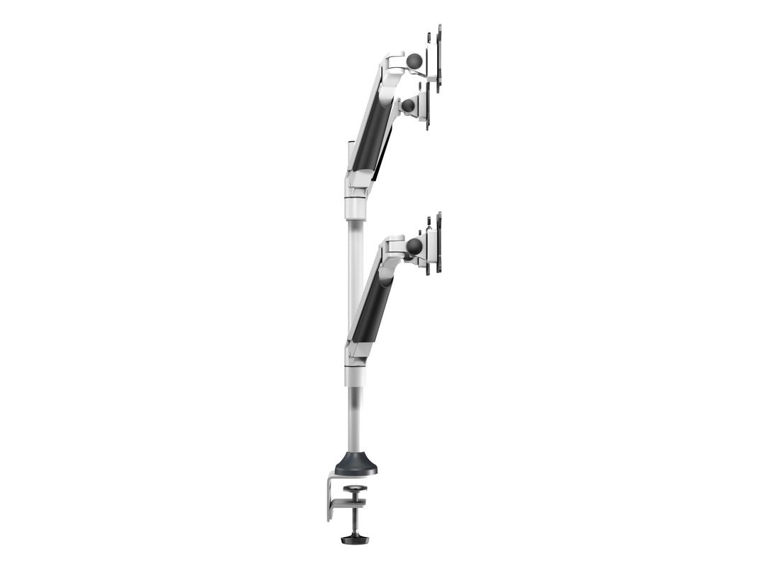 Multibrackets Monitorarm, Quad, bis 32", 10 kg, neigbar, weiss