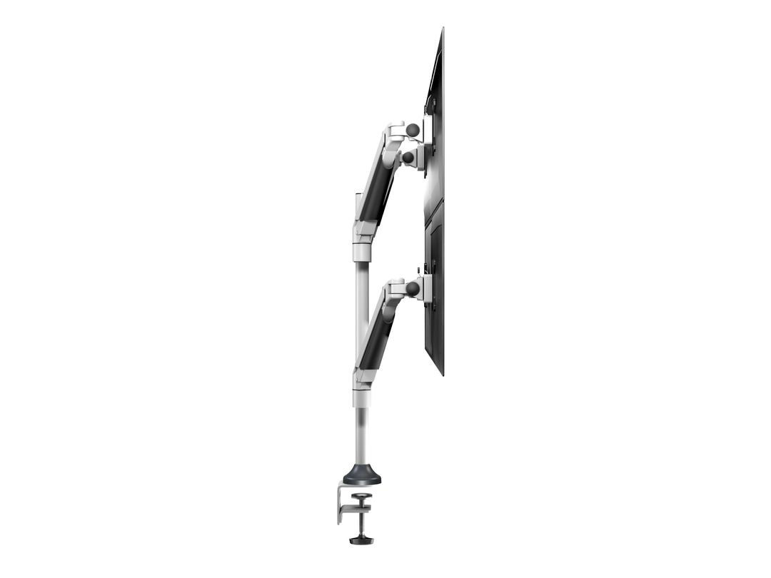 Multibrackets Monitorarm, Quad, bis 32", 10 kg, neigbar, weiss