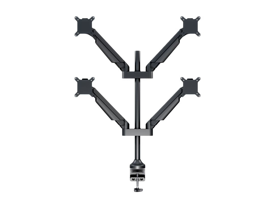 Multibrackets Gasliftarm HD 2609 – Monitorarm, 4, bis 32", VESA 75 × 75/100 × 100 mm, 21 kg, neigbar, schwarz