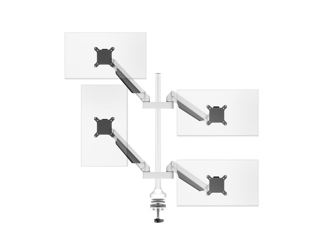 Multibrackets Gasliftarm HD 2609 – Monitorarm, 4, bis 32", VESA 75 × 75/100 × 100 mm, 21 kg, neigbar, schwarz
