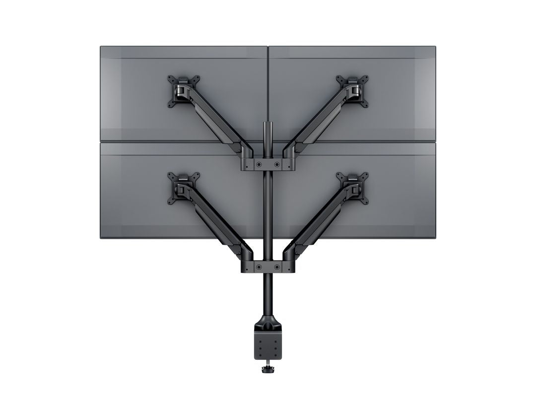Multibrackets Gasliftarm HD 2609 – Monitorarm, 4, bis 32", VESA 75 × 75/100 × 100 mm, 21 kg, neigbar, schwarz