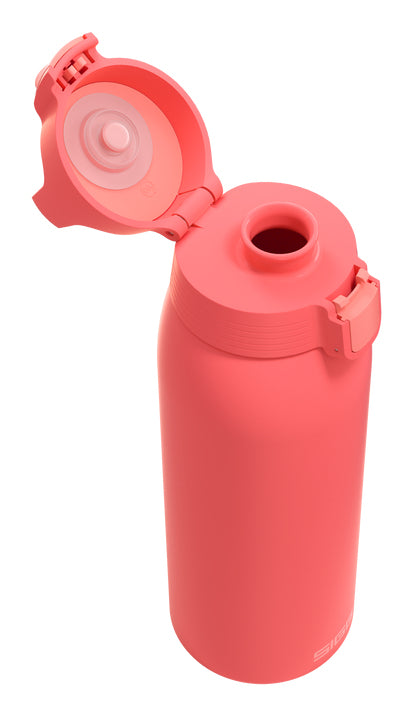 SIGG Shield One Trinkflasche 1 l – Edelstahl, Klappdeckel, Watermelon