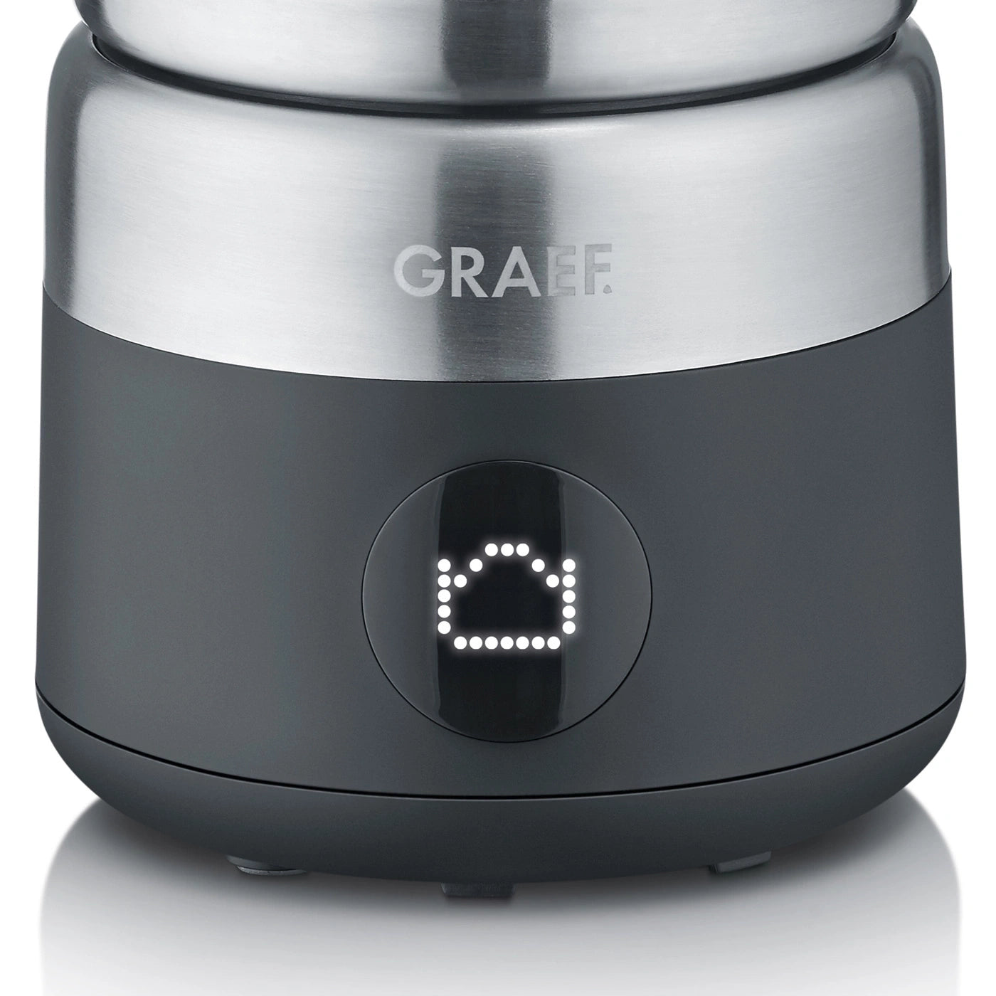 Graef Milchaufschäumer MS802 – 400 ml, 600 W, spülmaschinenfest – schwarz/edelstahl