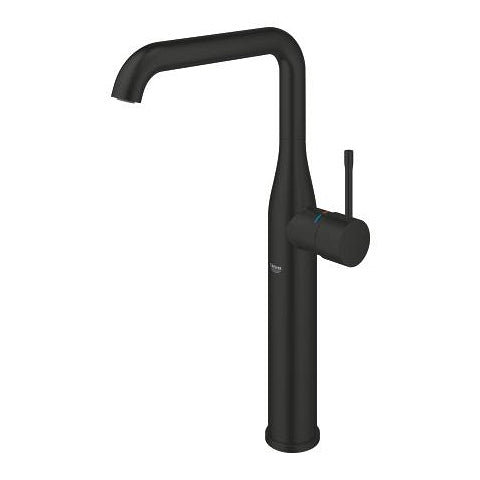 GROHE Essence Badebatterie – Einhebelmischer, Messing, Schwarz