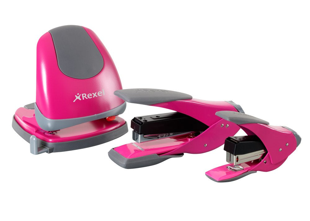 Rexel Easy Touch 20 Heftgerät – 20 Blatt, Pink