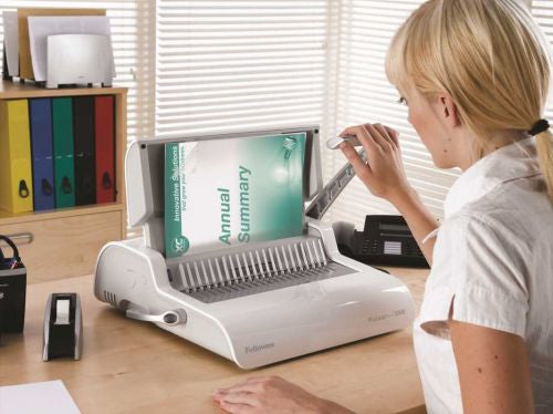 Fellowes Pulsar +300 Bindegerät – Plastikbindung, A4, 20 Blätter, Bindekapazität 300 Blätter