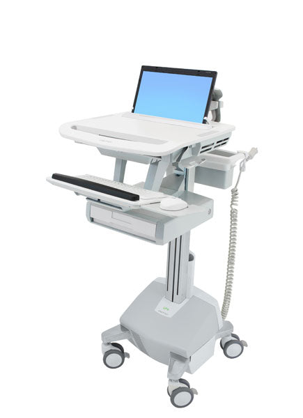 Ergotron StyleView LiFe IT-/Medizin-Fahrwagen – elektrisch höhenverstellbar, für Laptops bis 17,3"