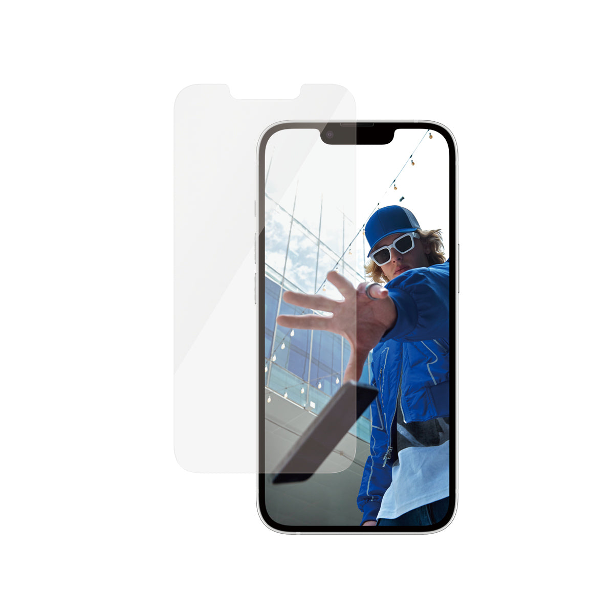 PanzerGlass Displayschutz (Panzerglas), Case Friendly – für iPhone 16e/13/13 Pro und andere – mit Applikator