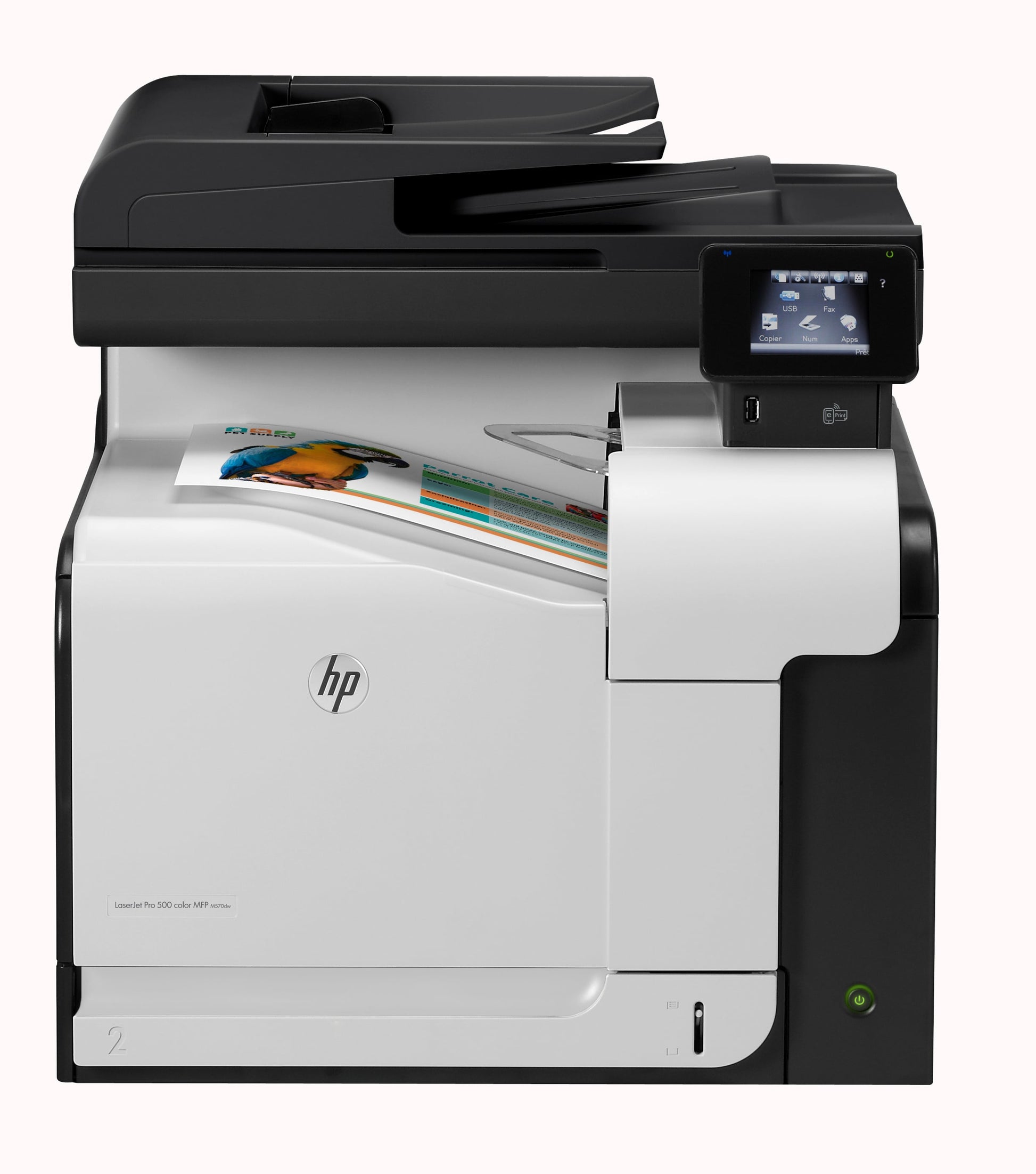 HP LaserJet Pro 500 M570dw – Farblaser-Multifunktionsdrucker, A4, 4-in-1, Duplex, ADF, WLAN/LAN, AirPrint
