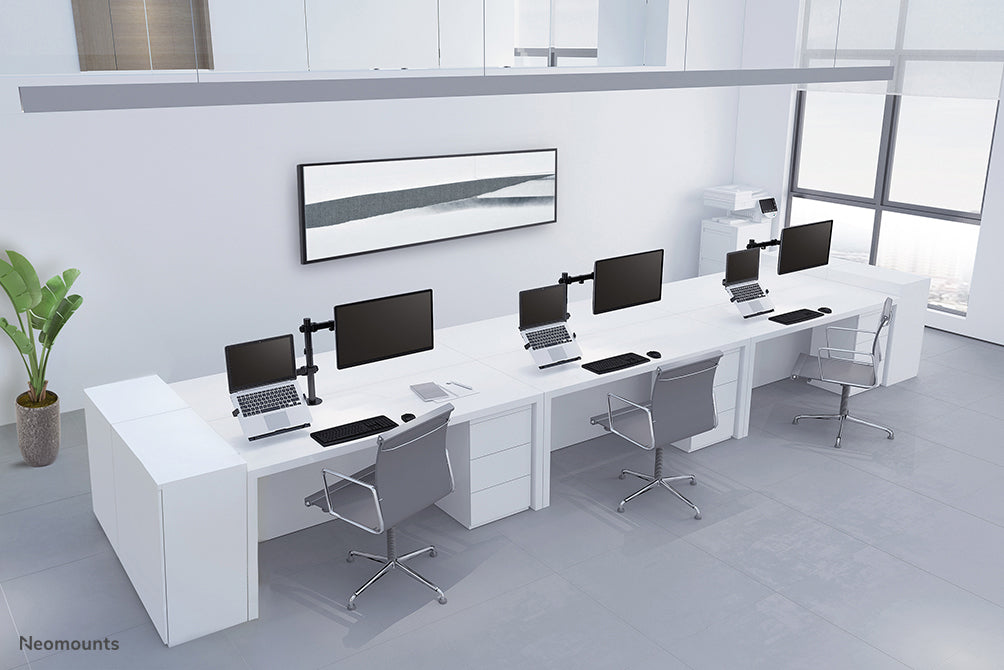 Neomounts FPMA-D550NOTEBOOK – Monitorarm Tischhalterung – Klemme/Durchführung – 1 Monitor – 10–32"
