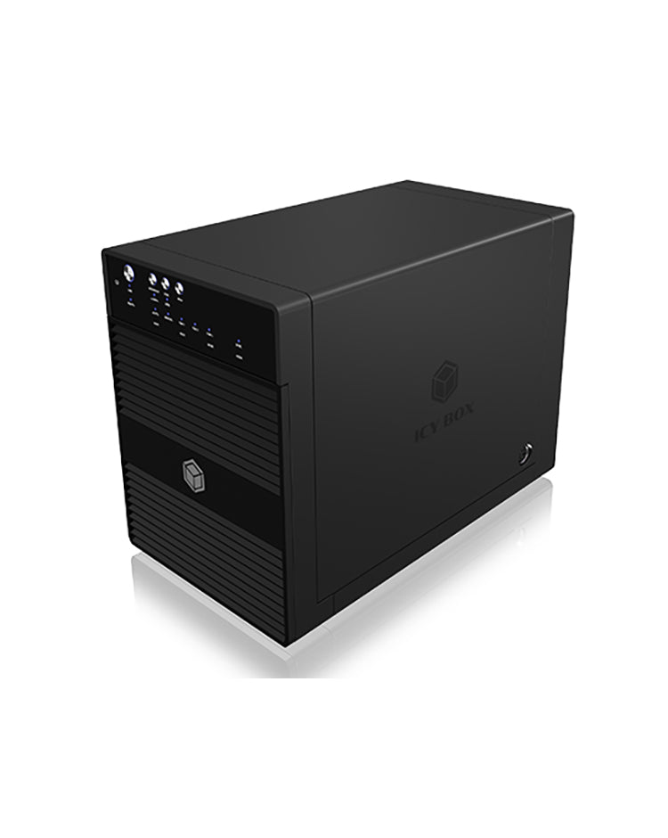 ICY BOX IB-3640SU3 – 4-Bay Desktop – USB 3.2 Gen 1, eSATA, für 3,5" HDD, SATA