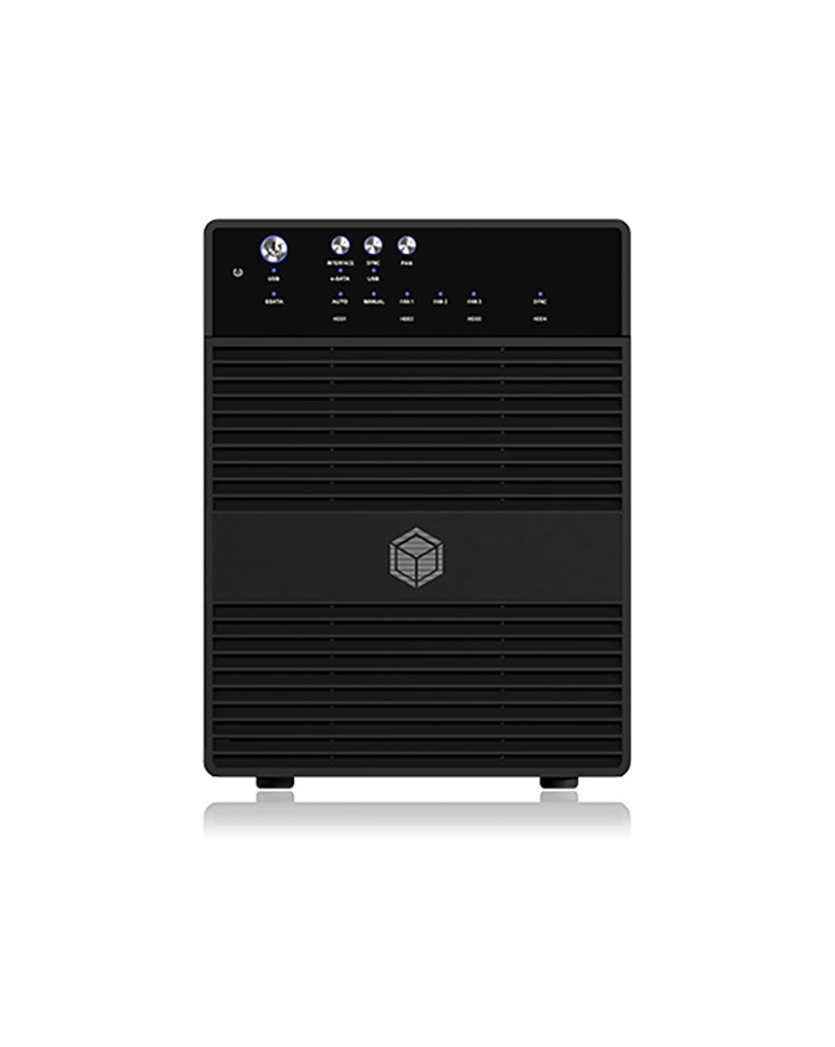 ICY BOX IB-3640SU3 – 4-Bay Desktop – USB 3.2 Gen 1, eSATA, für 3,5" HDD, SATA