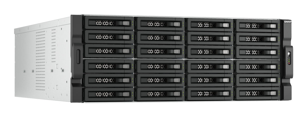 QNAP TL-R2400PES-RP – 24-Bay Rack 4U Gehäuse – für 2,5"/3,5" HDD/SSD, SATA