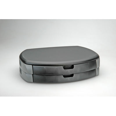 ROLINE Trend – Monitor-Tischständer – freistehend – 1 Monitor – bis 20 kg/Monitor – 2 Schubladen – Grau