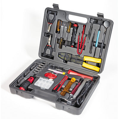 VALUE Elektronik-Reparaturset Computer – Lötkolben 25 W, Bits: Phillips, Schlitz, Torx, Hex