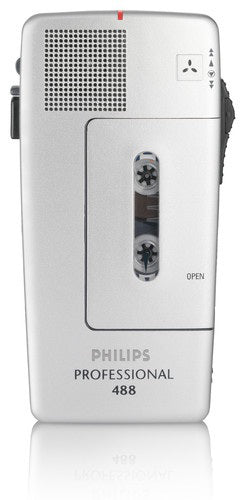 Philips Pocket Memo LFH488 – Diktiergerät – Kassette, 2× AAA – Schwarz