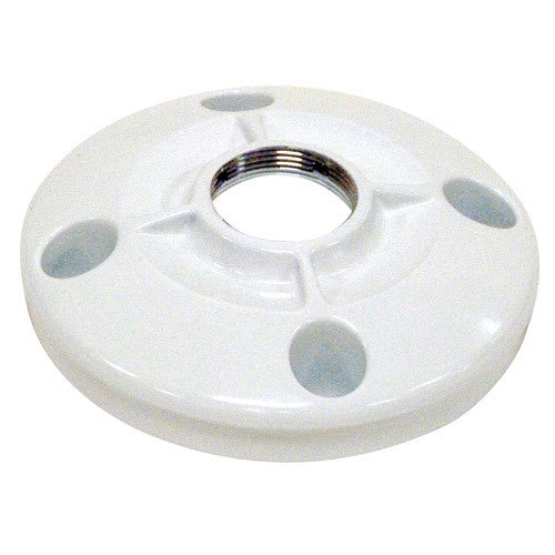 Chief CMS115W – Deckenplatte, 16,5 × 16,5 × 4,6 cm, 226,8 kg Tragkraft, weiss, 1,5" NPT-kompatibel