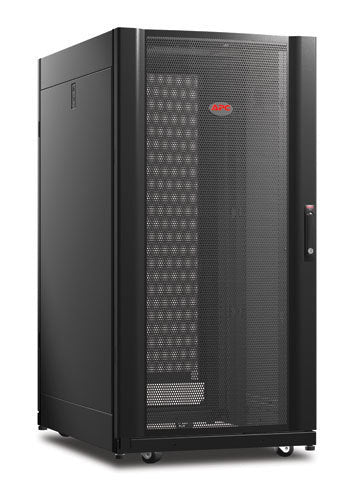 APC AR3814 – Freistehendes Gestell, 24U, 600 mm × 825 mm, Traglast 1363 kg, Schwarz