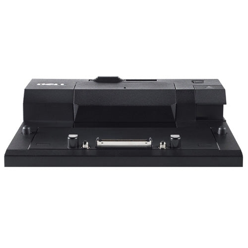 DELL E-Port Simple II Dockingstation – 1× DP, 1× VGA, 1× DVI, 5× USB-A, 3,5 mm Audio, für Dell