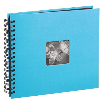 Hama Fotoalbum Wiro Fine Art – türkis, mit Pergaminzwischenblättern, Papier, 360 × 320 mm