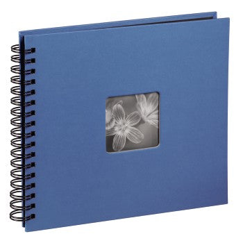 Hama Fotoalbum – Azur, mit Pergaminzwischenblättern, Spiralbindung, Papier, 360 × 320 mm