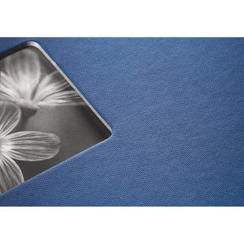 Hama Fotoalbum Wiro Fine Art – azur, mit Pergaminzwischenblättern, Papier, 240 × 170 mm