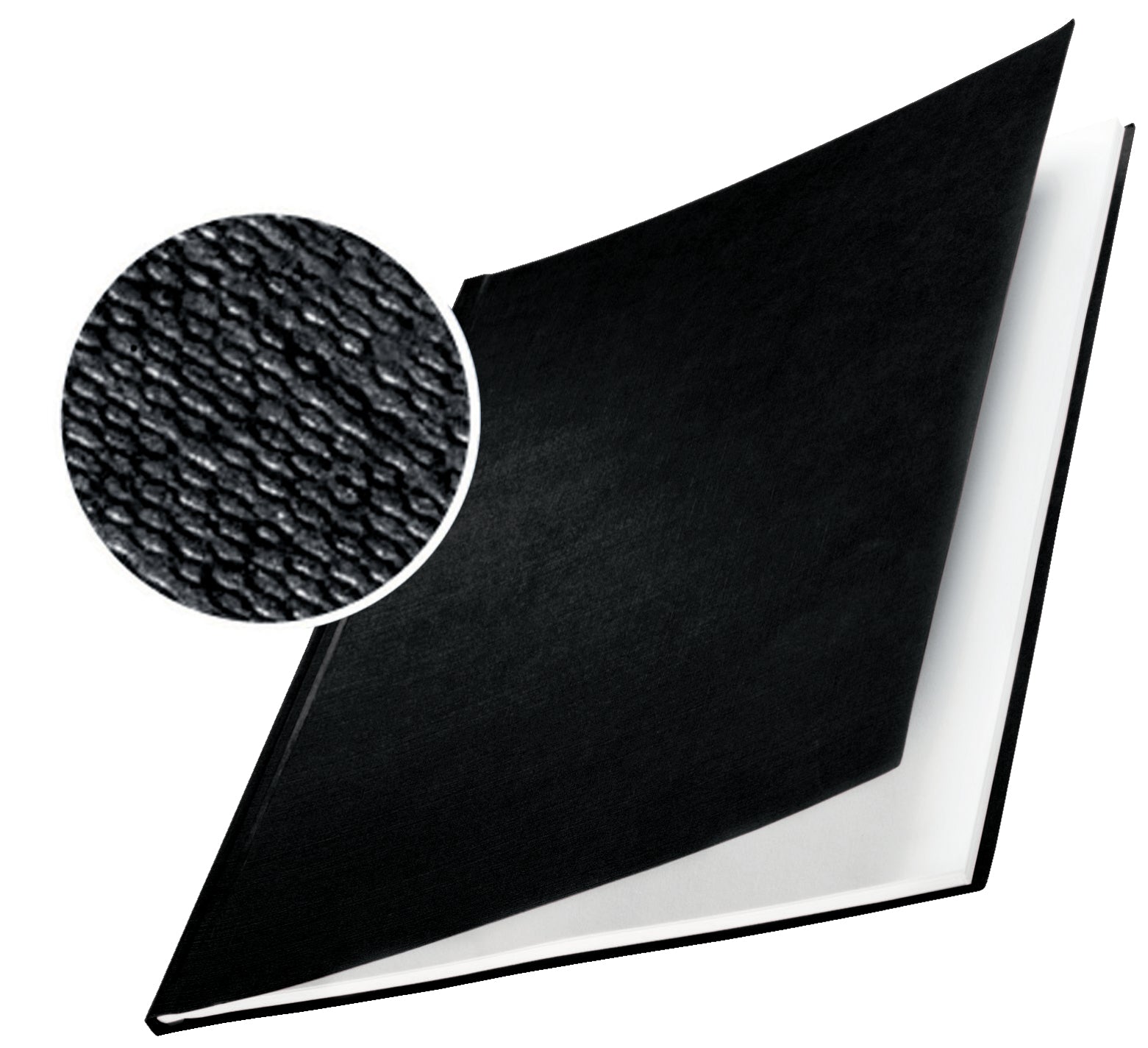 Leitz Buchbindemappen – für A4 – schwarz, Leinen – 10 Stk.