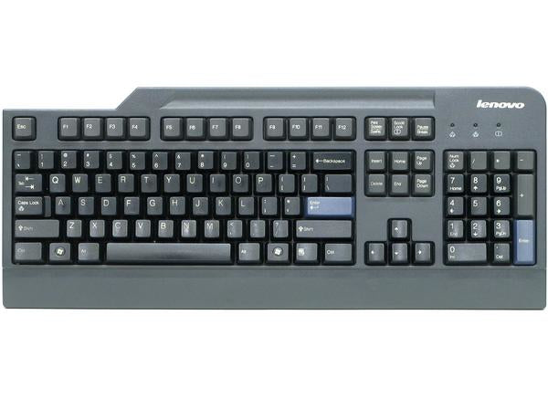 Lenovo Tastatur – kabelgebunden – USB – QWERTY (US-INT) – schwarz