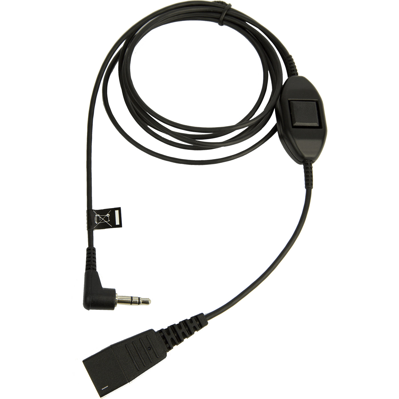 Jabra Adapterkabel – für Alcatel – 3,5 mm auf QD – Schwarz