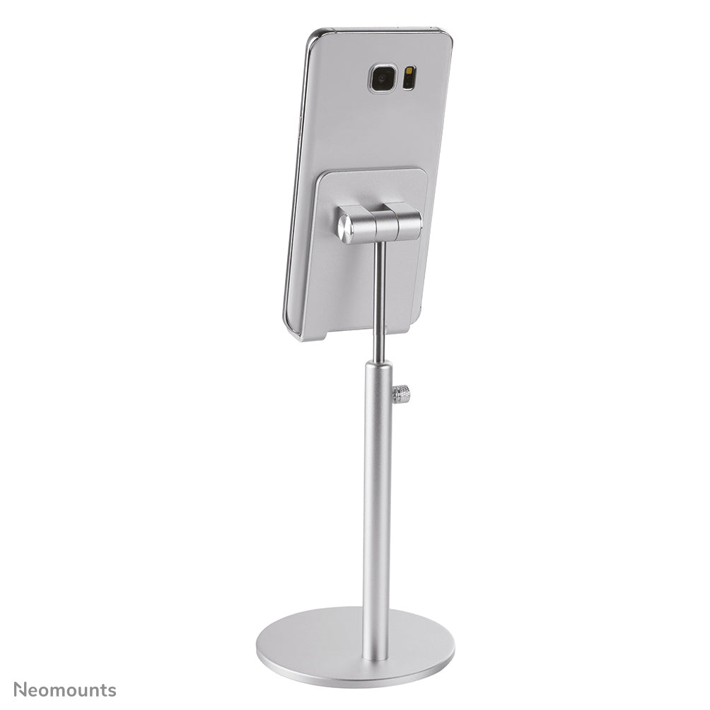 Neomounts DS10-200SL1 – Tisch-Ständer – höhenverstellbar, neigbar – für Smartphones bis 7" – Silber