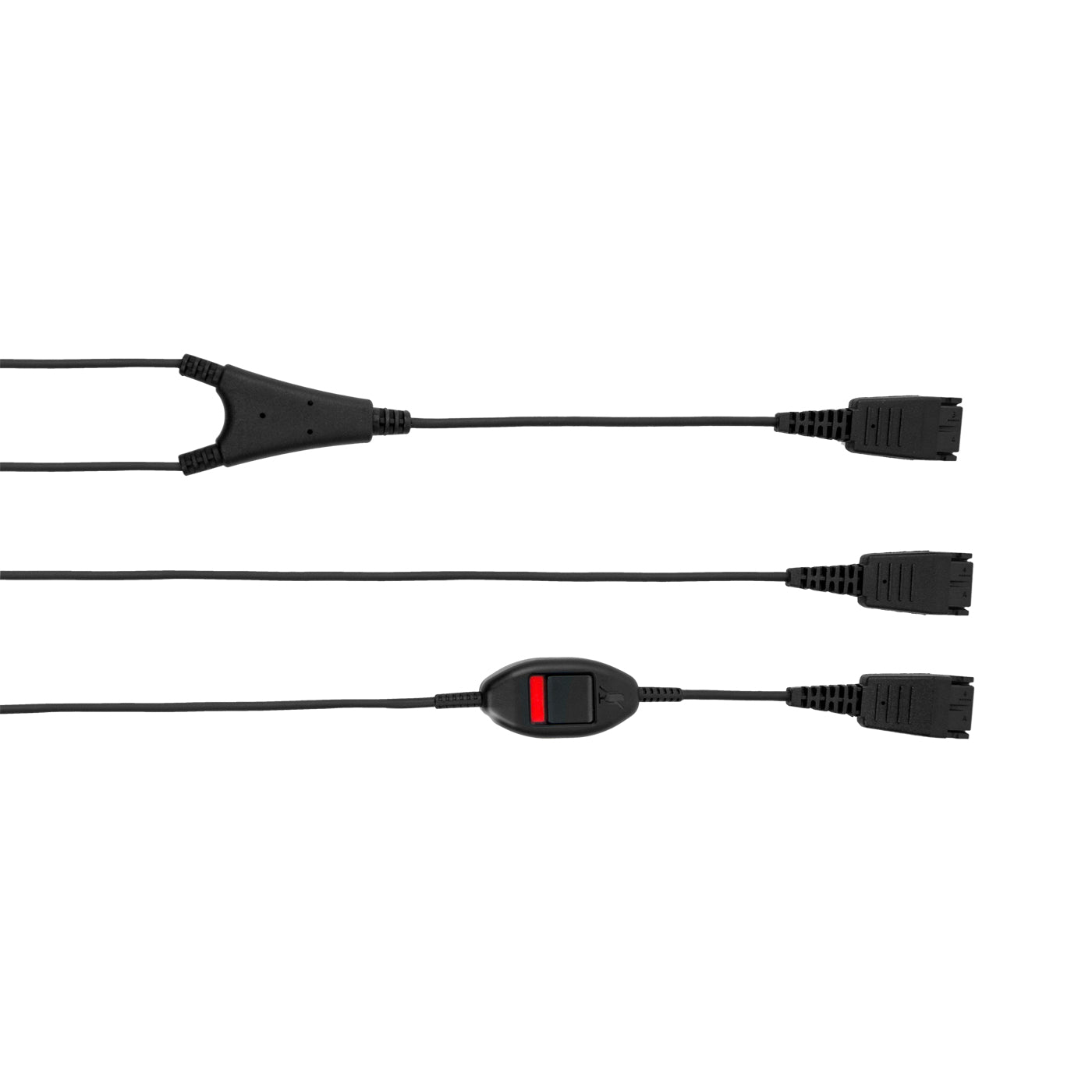 Jabra QD Supervisor Cord – Headset-/Audio-Kabel, Y-Kabel mit Stummschalter