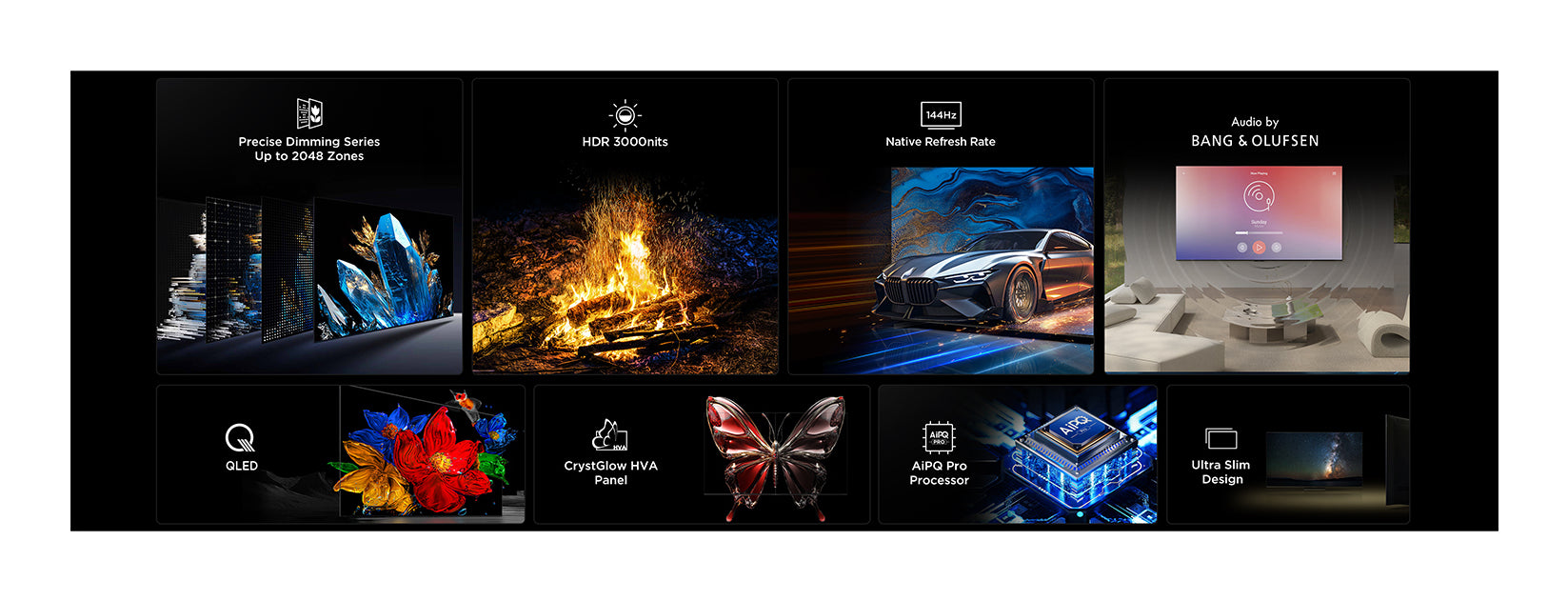 TCL C7K – 55" Mini-LED QLED UHD 4K, Google TV (2025)