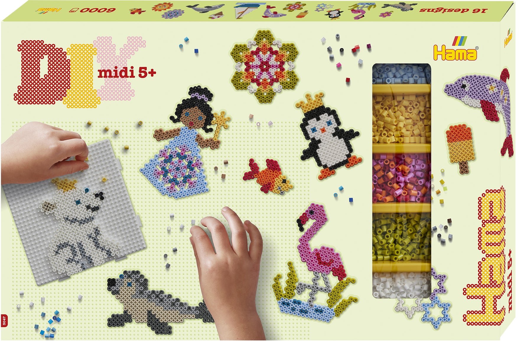 Hama Malte Haaning – Bügelperlen-Set – ab 5 Jahren – 6000 Bügelperlen – 430 × 275 × 40 mm