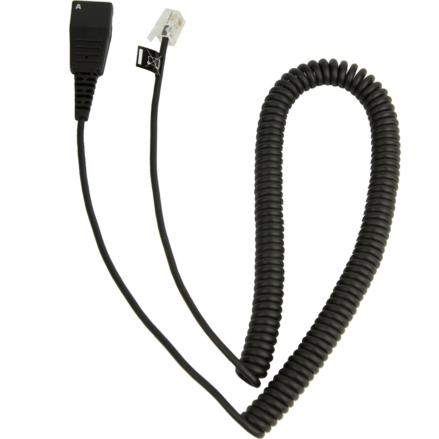 Jabra PLX A22 – Headset-/Audio-Kabel & Adapter, QD zu RJ10, Spiralkabel, 0,5–2 m, für CallMaster V/VI