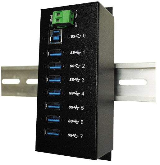 EXSYS EX-1187HMVS USB-Hub – USB 3.0, 7× USB-A, für Windows/Mac/Linux