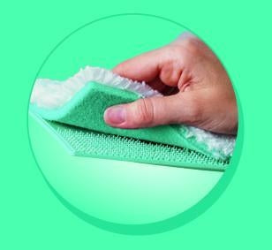 Leifheit Wischbezug Picobello Extra Soft – für Leifheit Bodenwischer Picobello – weiss – 1 Stk.