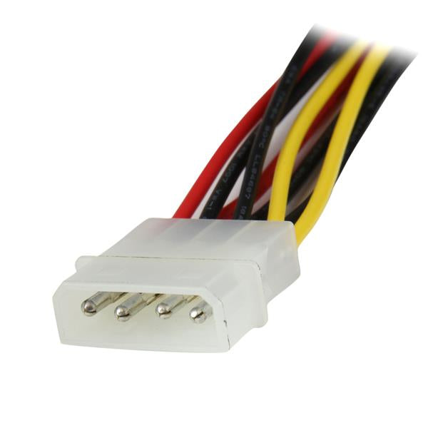 StarTech.com LP4–2× SATA Stromkabel – Molex (4‑pin)–2× SATA 15‑Pin, 0,304 m
