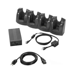 Zebra Ladestation – 4× Ladeplätze, Ethernet – für Terminals