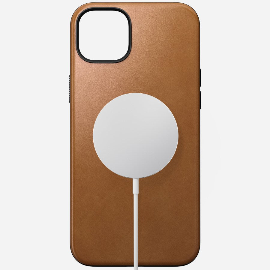 Nomad Backcover – für Apple iPhone 15 Plus, MagSafe, TPU, Rostbraun, bis 3 m Sturzsicher