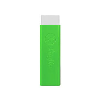 Laufer Radierer – für Bleistifte, Farbstifte – 21 × 7 × 21 mm – Kunststoff – grün