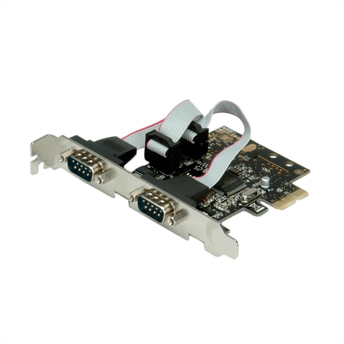 VALUE PCIe Seriell – 2×DB‑9 (RS‑232)