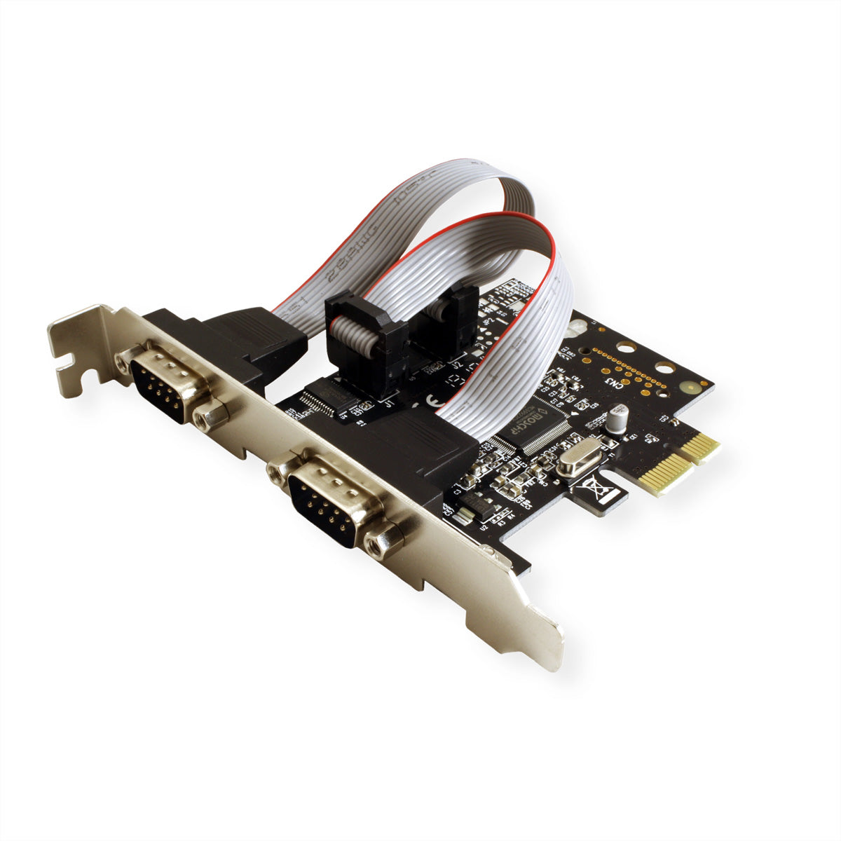 VALUE PCIe Seriell – 2×DB‑9 (RS‑232)