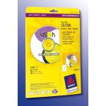 Avery Zweckform – Datenträger-Etiketten, Ø 117 mm, weiss, Papier, Permanent, 50 Etiketten (25 Blatt)